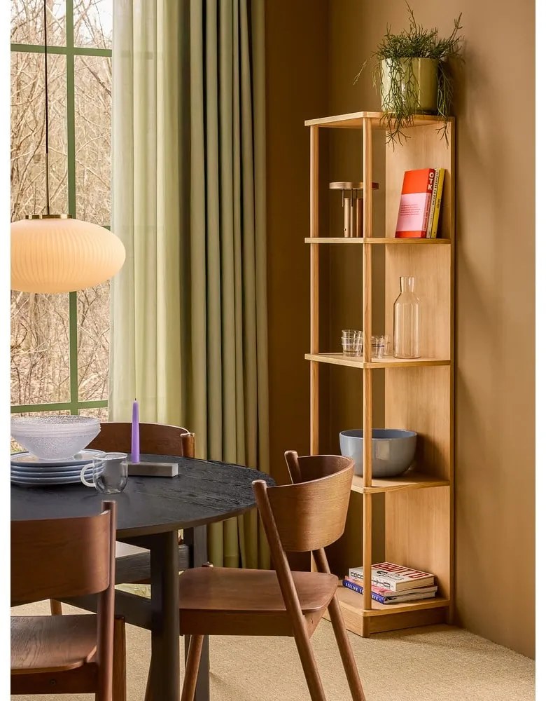 Tavolo da pranzo rotondo nero ø 120 cm Fjord - Hübsch