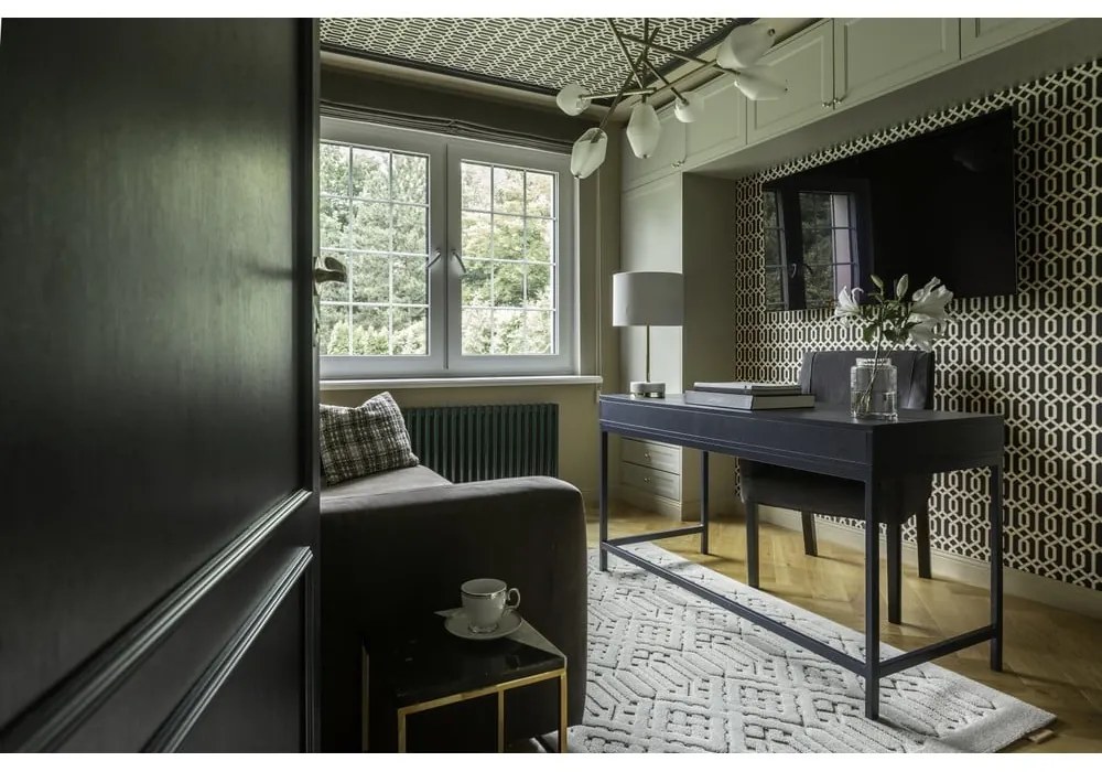 Tappeto in lana grigio chiaro 160x230 cm Dive - Agnella