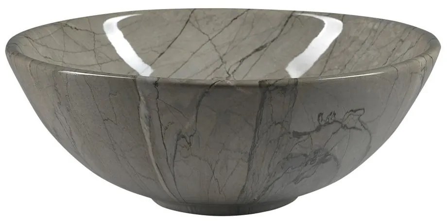 Lavabo rotondo grigio in ceramica ø 42 cm Dalma – Sapho
