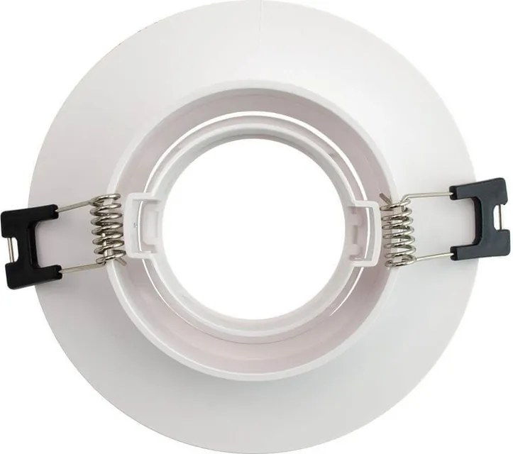 Faretto da Incasso Orientabile Foro Ø75-80mm Bianco