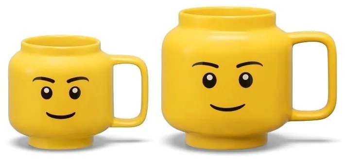 Tazza per bambini in ceramica gialla 255 ml Head - LEGO®