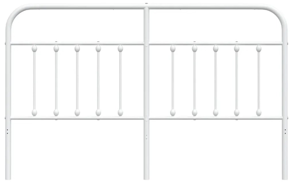 Testiera in Metallo Bianco 160 cm