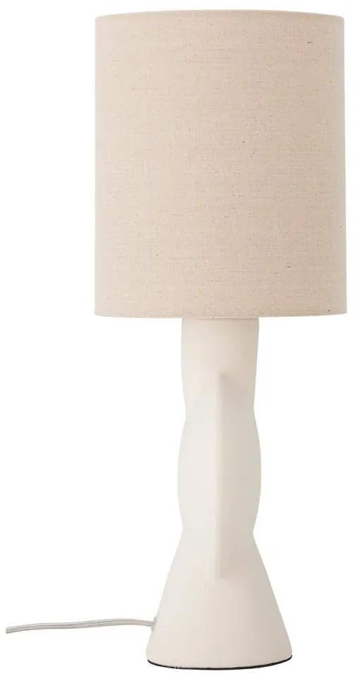 Lampada da tavolo beige con paralume in tessuto (altezza 54,5 cm) Sergio - Bloomingville