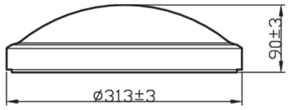 Philips - Plafoniera LED da bagno BALANCE LED/17W/230V IP44