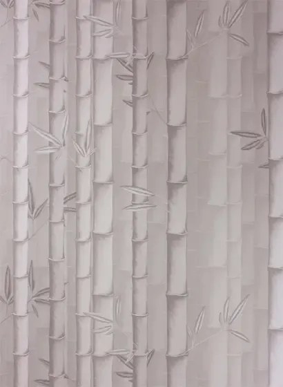 Osborne & Little Carta da parati Bamboo - Silver