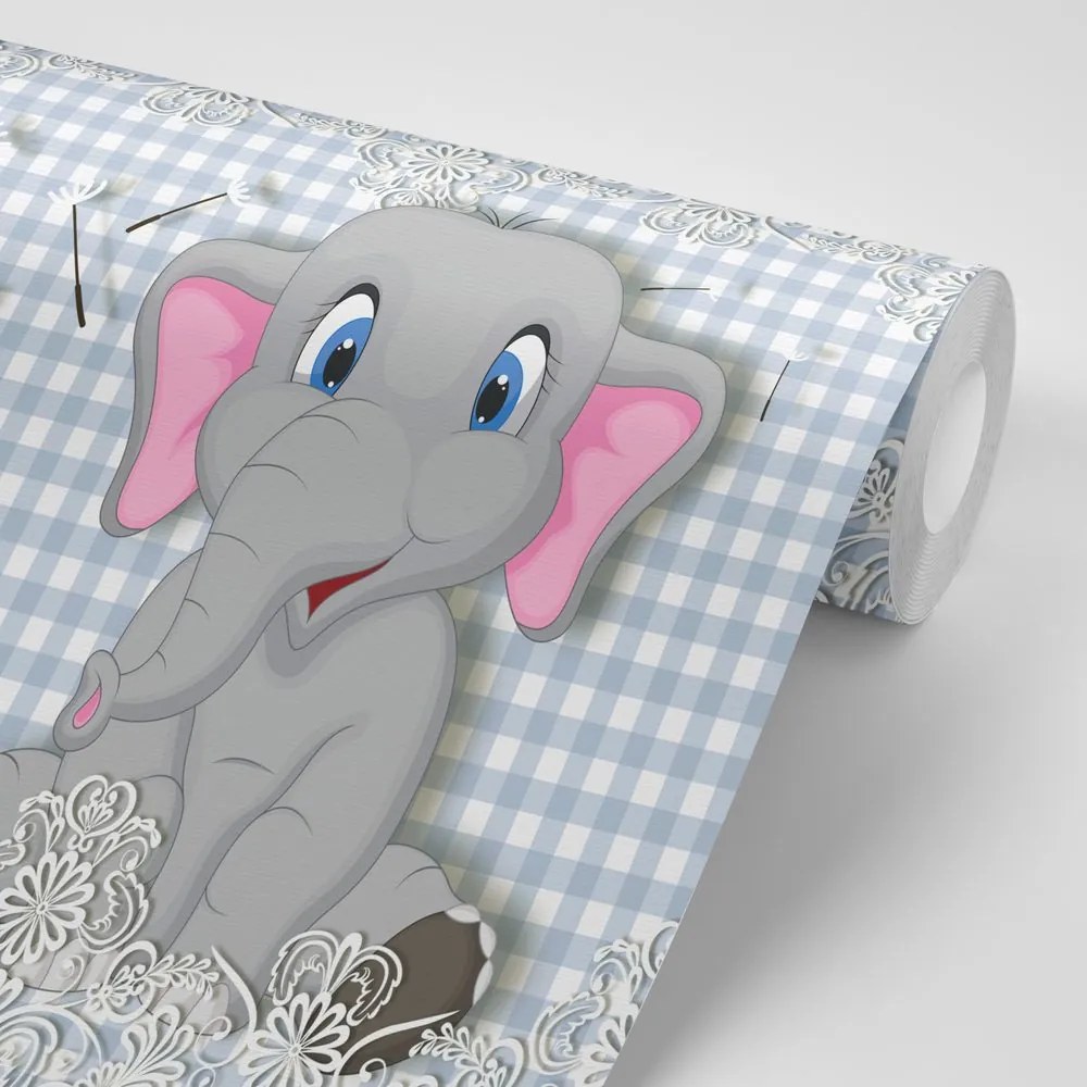 Carta da parati autoadesiva – Piccolo elefante