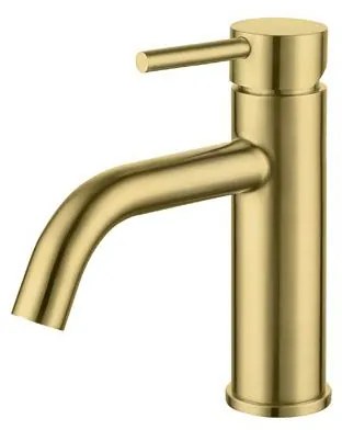 New Line Miscelatore Per Lavabo In Acciaio Inox oro