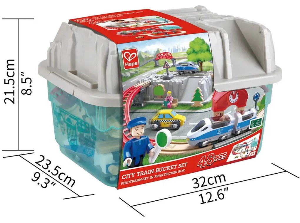 Set ferroviario - Treno in città