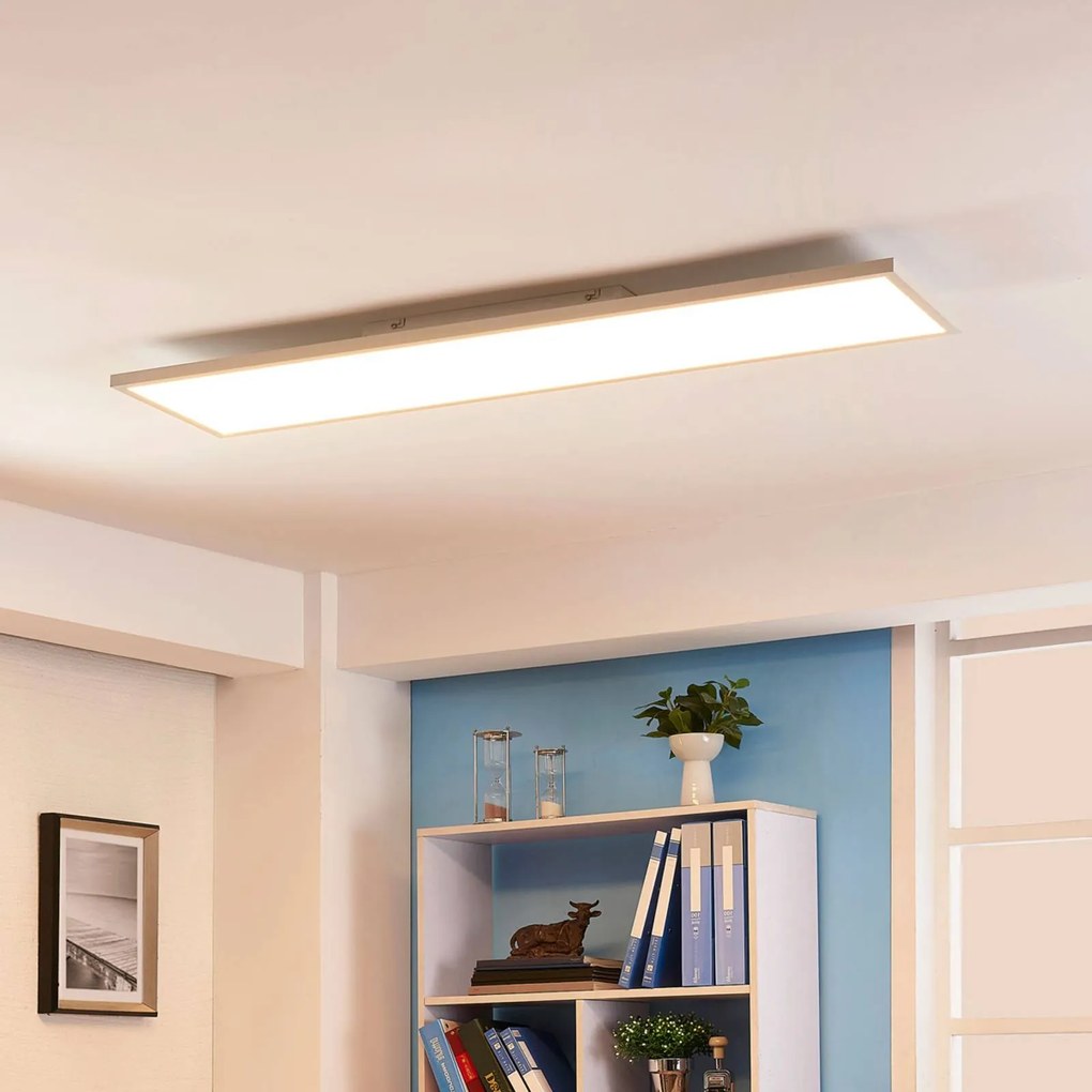 Arcchio Pannello LED Philia, CCT, 120 cm, 51 W Philia Arcchio, dimmerabile, Bianco / Opale, Soggiorno / Sala da pranzo, Plastica, Moderno, Pannello LED