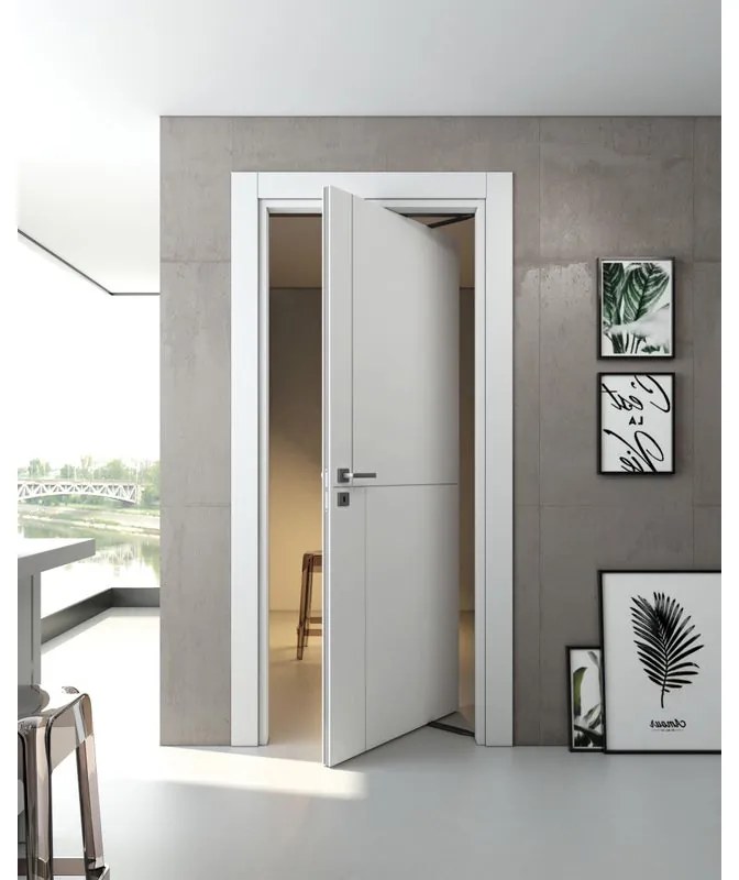 Porta rototraslante Lione bianco L 70 x H 210 cm destra