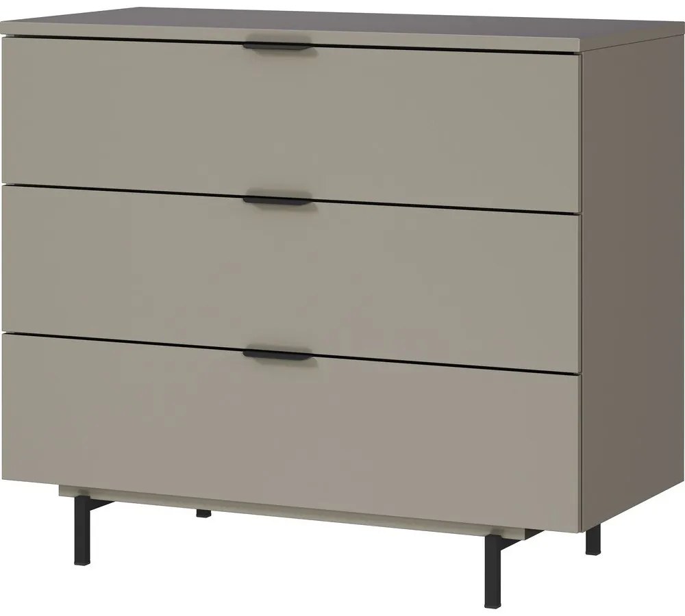 Cassettiera per bambini grigia 105x92x54 cm Tomino – Germania