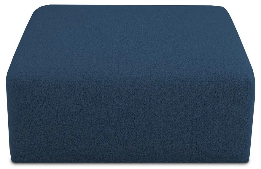 Modulo divano blu scuro in tessuto bouclé Roxy - Scandic