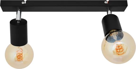 Luce Spot TUNE 2xE27/20W/230V nero