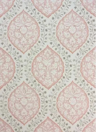 Tapete Marguerite von Nina Campbell - Pink/ Grey