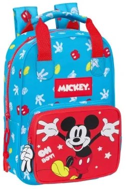 Zaino Scuola Mickey Mouse Clubhouse Fantastic Azzurro Rosso 20 x 28 x 8 cm
