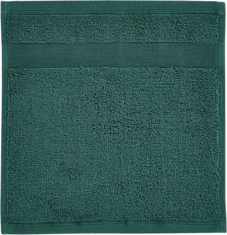 Set di asciugamani tipo terry verde scuro in cotone 2 pz 30x30 cm Anti-Bacterial – Catherine Lansfield