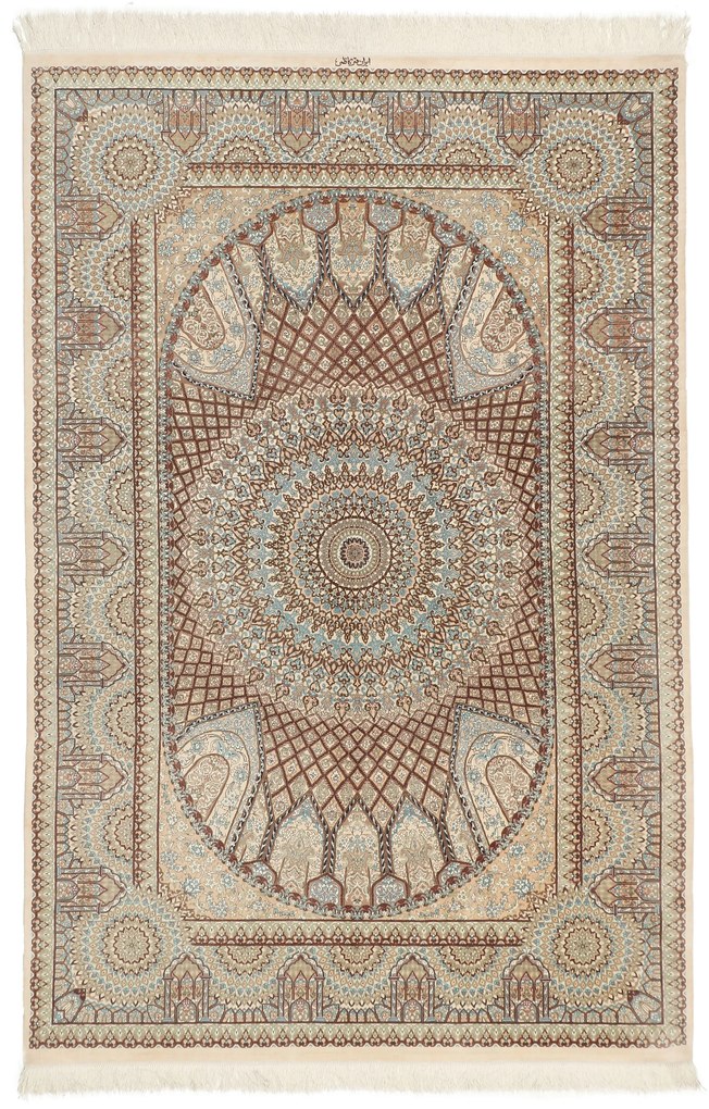 Ghom Tappeto persiano 140 x 200 (Iran) Annodato A Mano