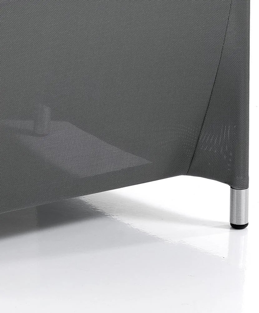 Sedia da giardino in metallo grigio Bali - Tomasucci