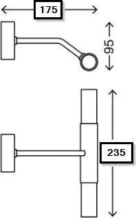 Briloner 2096-022 - Applique LED 2xG9/2,25W/230V