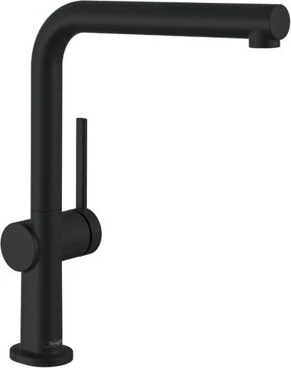 Rubinetto da cucina fisso a l Talis M54 nero verniciato satinato HANSGROHE
