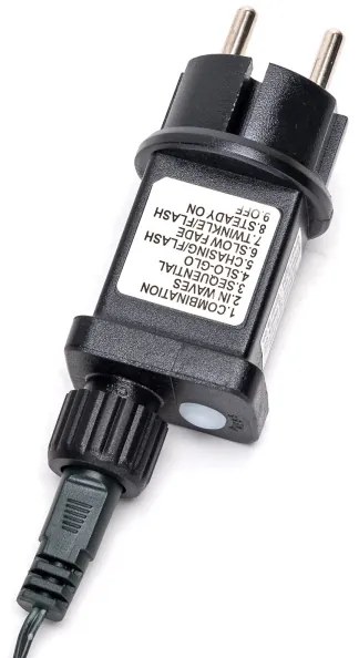 Aigostar - Catena LED natalizia da esterno 200xLED/8 funzioni 8m IP44 bianco freddo