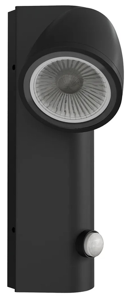 Applique da Esterno GU10 IP65 con Sensore Movimento AXIS - Nera
