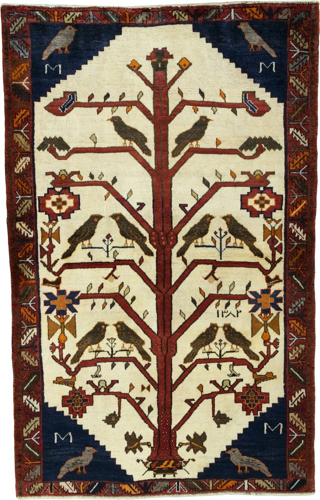 Gabbeh Tappeto persiano 180x110 Beige (Iran) Annodato A Mano