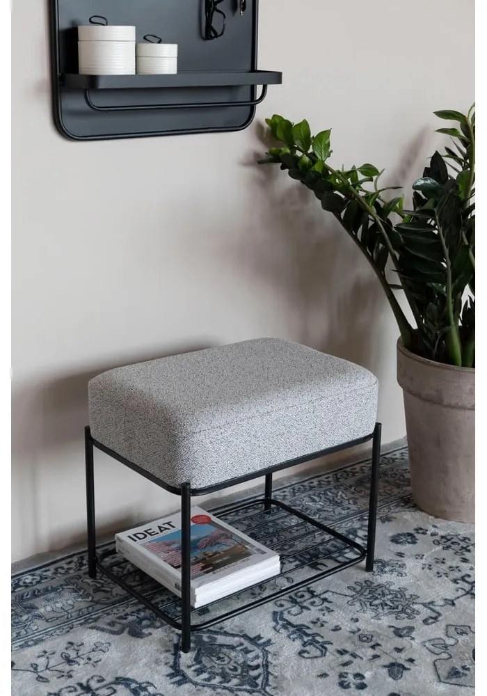 Poggiapiedi grigio chiaro Milou – White Label