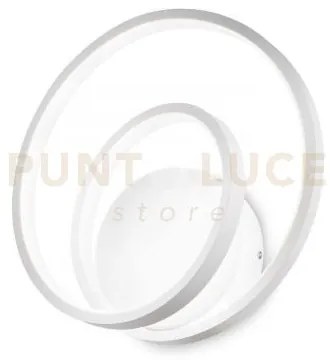 Oz applique a parete led smd 26 w on-off 2500 lm 3000 k bianco