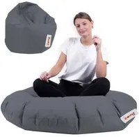 Poltrona sacco grigia 100x20xX65 cm