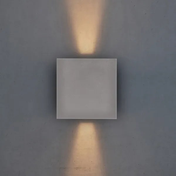 Brilagi - Applique a LED da esterno CUBE LED/6W/230V grigio IP54