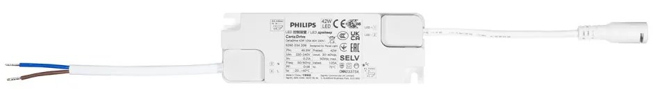 Pannello LED a Sospensione 120x60 84W UGR19 CCT PHILIPS CertaDrive Colore Bianco Variabile CCT