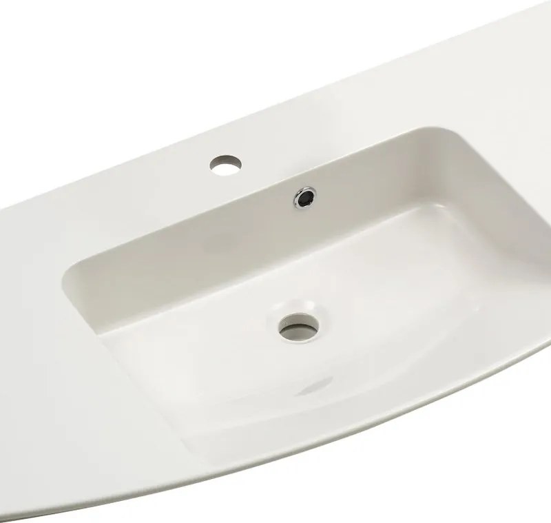 Cassca L 101 cm bianco