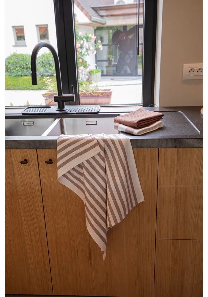 Set di strofinacci in cotone 3 pz 51x74 cm Marra – Tiseco Home Studio