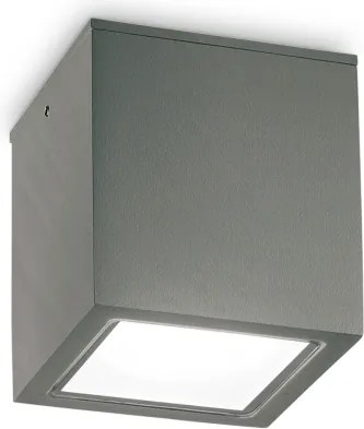 Ideal Lux - Faretto da esterno TECHO 1xGU10/20W/230V 15x15cm IP54 antracite