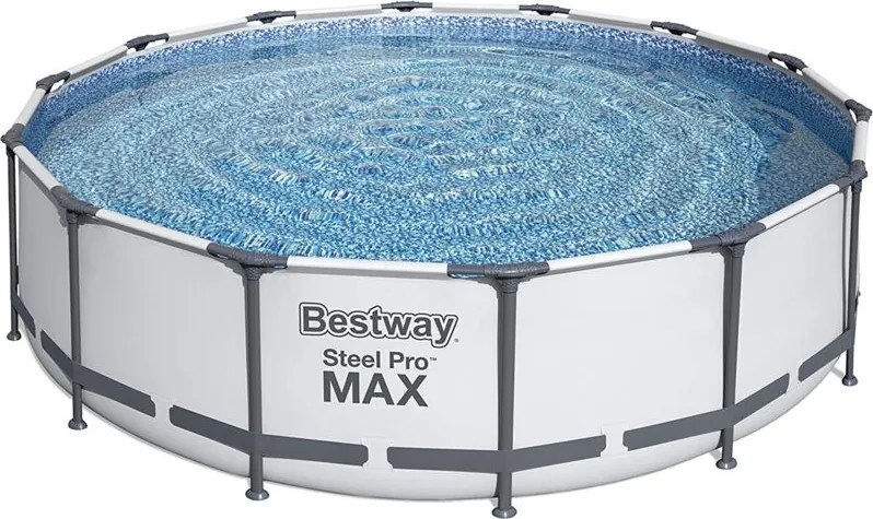 Bestway - piscina fuori terra steel pro max tonda ø 427 x 107 cm usato come nuovo