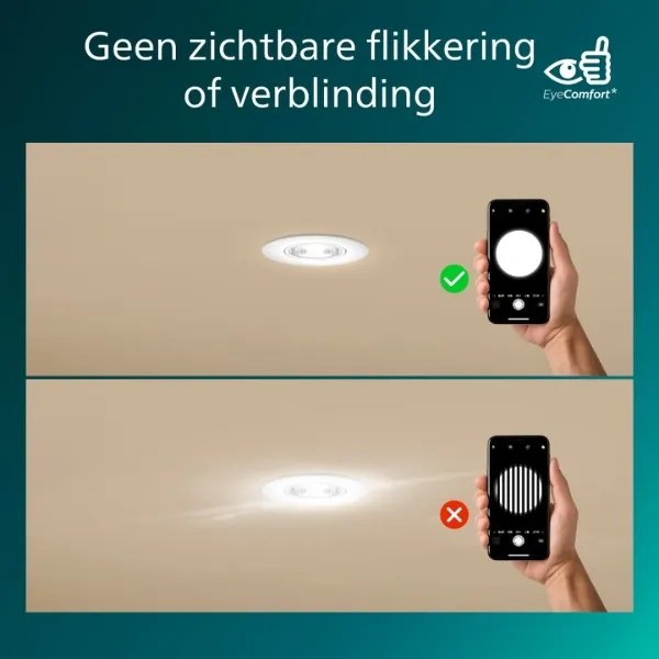 Philips - Set di 3 faretti da incasso LED dimmerabili CILANTRO LED/5W/230V 2700K bianco