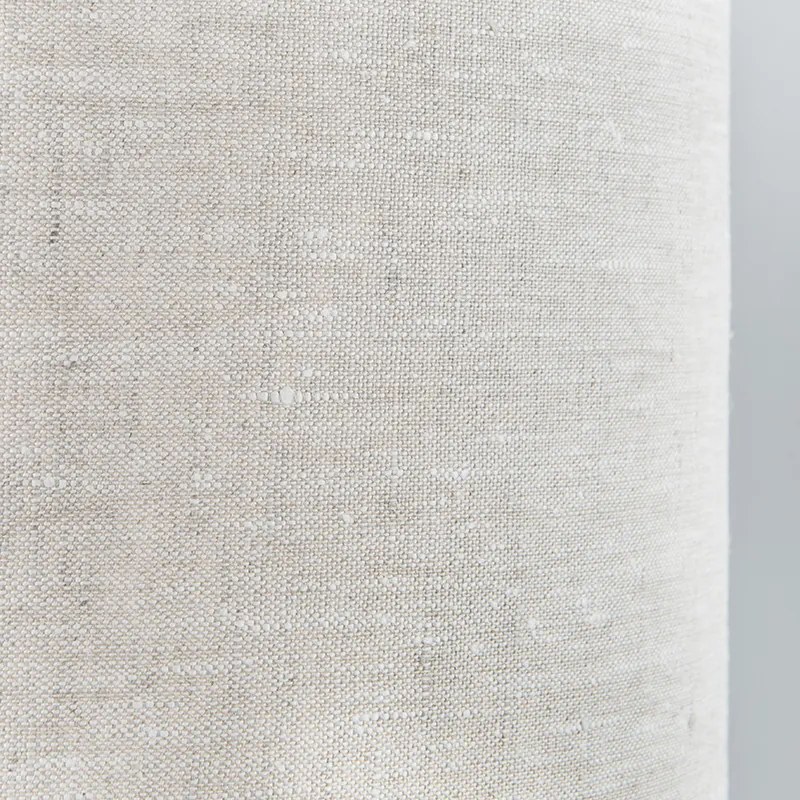 Lampada a sospensione nera con paralume grigio chiaro regolabile - Blitz