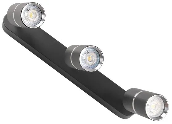 Faretto BAMBOO 3xGU10/10W/230V nero