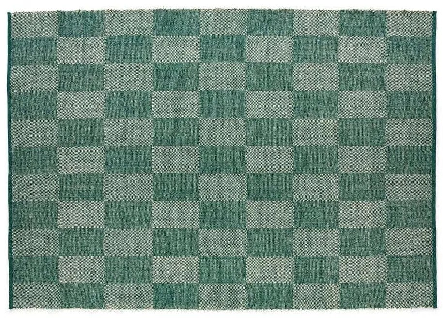 HAY - Check Rug Small Check 170x240 Green HAY