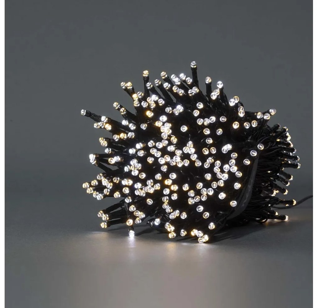 Nedis WIFILX02W400 - Catena di Natale LED 400xLED/8 funzioni 25m IP65 Wi-Fi Tuya