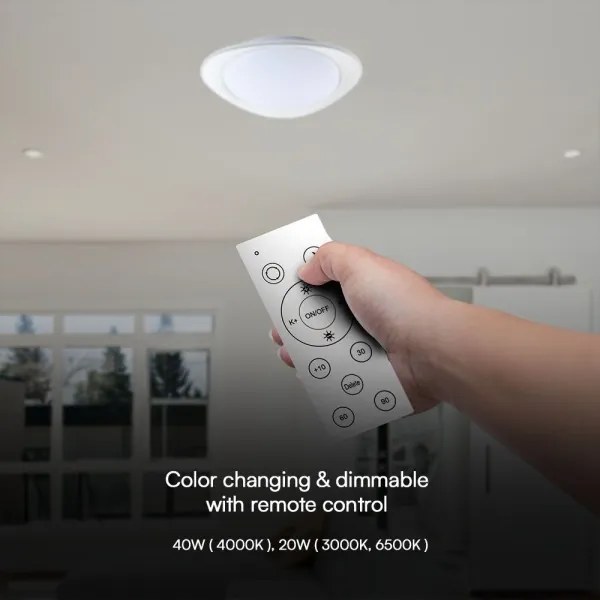Plafoniera LED dimmerabile LED/40W/230V 3000-6500K 45 cm bianco + +TC