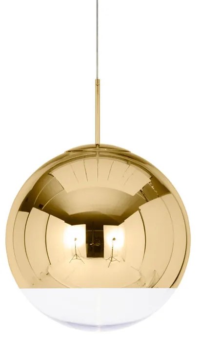 Tom Dixon - Specchio Ball 50 Lampada LED a Sospensione Oro Tom Dixon