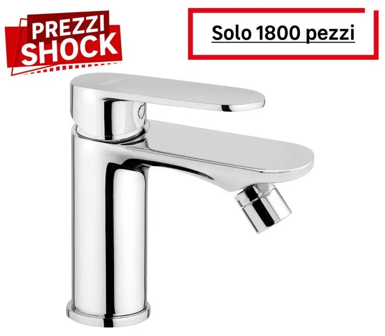 Rubinetto per bidet Poseidone argento cromato lucido MAMOLI