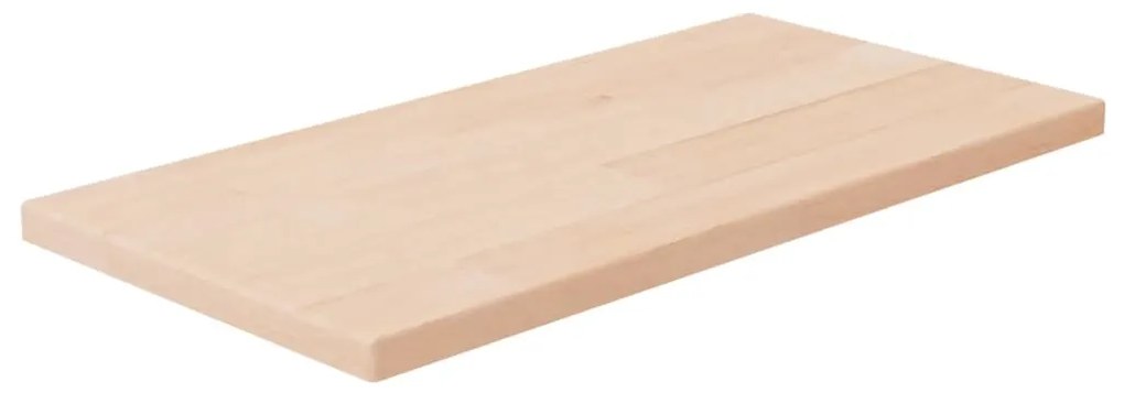 Ripiano 40x20x1,5 Cm Legno Massello Di Rovere Non Trattato /