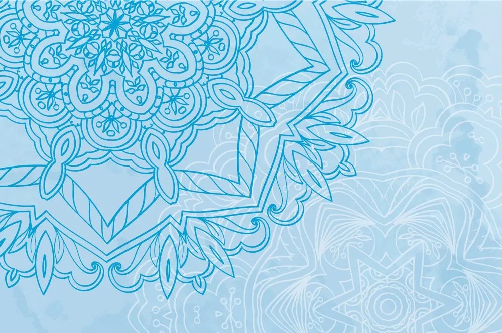 Carta da parati – Mandala in abito invernale