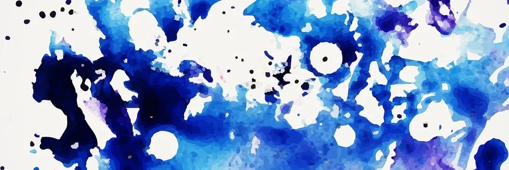 Stampa su tela – Astratto artistico blu