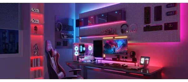 Govee - LED RGBWWIC Striscia di prolunga dimmerabile Striscia luminosa 2 Pro 1m Wi-Fi Materia