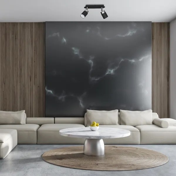 Faretto JOKER 2xGU10/25W/230V nero/cromo lucido