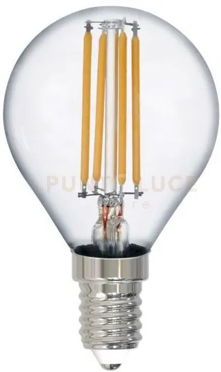 Confezione 3 lampadine led wire pallina trasparente 2w, 250lumen, 2...